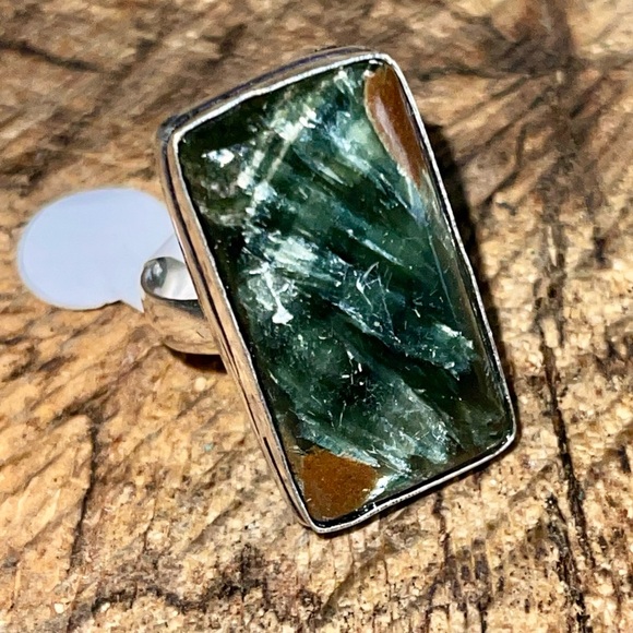 Seraphinite Ring Size 6 1/4 - Picture 6 of 7